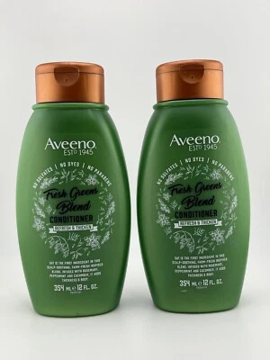 Aveeno Fresh Greens Blend Acondicionador Refresh Espesar 12oz - Lote de 2 Foto 1 de 4