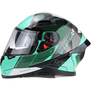 Viper RS-V95 Full Face Motorbike Motorcycle Helmet - Rogue Teal
