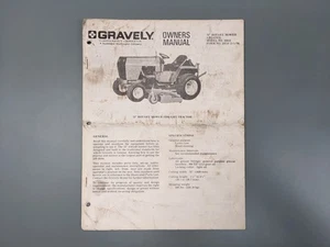 Gravely 72" Rotary Mower 22013 for GMT Tractor Owners Manual ~ 1978 - Picture 1 of 3