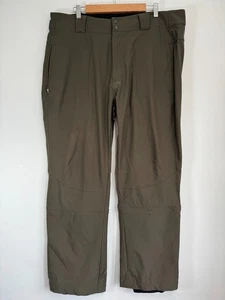 Rohan Trousers Mens W40 Green Super Striders Hiking Fleece Lined Water Repellent - Picture 1 of 8