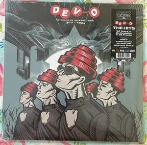 Devo - 50 Years Of De-evolution 1973-2023 (Rocktober) [New Vinyl LP] Blue, Red - Picture 1 of 4