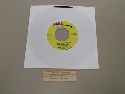 Neil Diamond - Thank The Lord For The Night Time / The Long Way Home - Bang - NM - Image 1 of 4