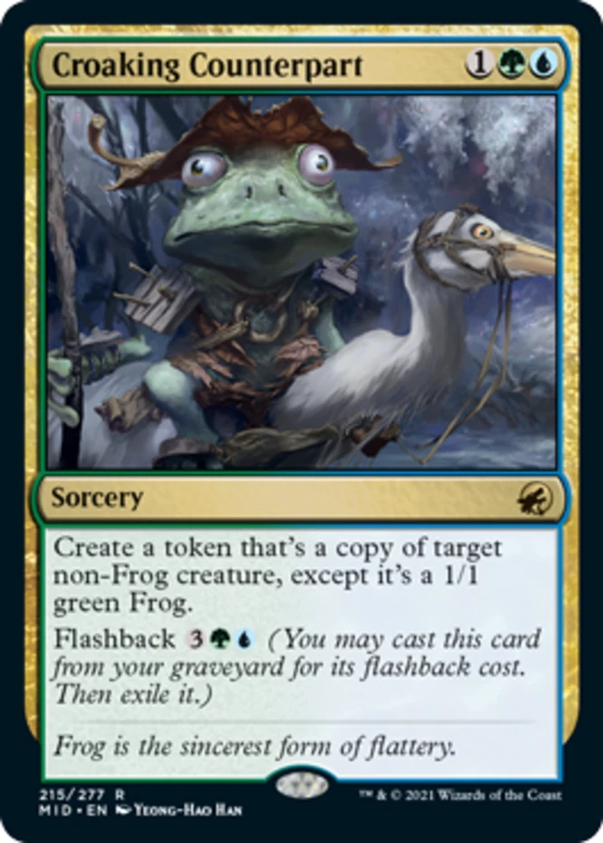 x1 Croaking Counterpart - Innistrad: Midnight Hunt - NM - MTG - Image 1 of 1