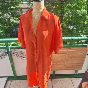 Damen Bluse Massimo Dutti Gut Zustand Gr.S Orange - Bild 1 von 8