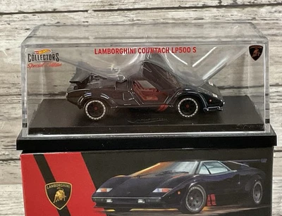 HOT WHEELS RLC BLACK 82 LAMBORGHINI COUNTACH LP500 S 2689/12000 NIB - Image 1 of 4