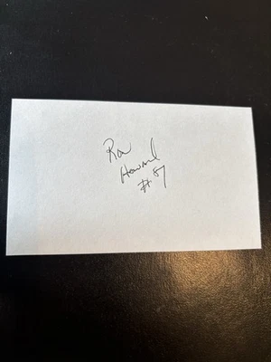 Ron Howard (Seattle) TE - ‘74  Dallas Cowboys, Seattle Seahawks & Bills - Image 1 of 2