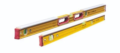 Stabila Masons Brick Spirit Level 3 Vial Twin Pack 96-2K & 196-2K (60 & 120cm) - Image 1 of 4