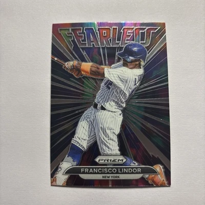 2022 Panini Prizm #FL-13 Francisco Lindor Fearless - Image 1 of 2