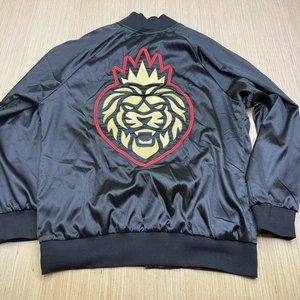 Fierce King Jacket XL Black Satin Snap Limited Edition Ryan Garcia Boxing - Picture 1 of 8