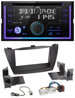 JVC MP3 USB 2DIN DAB Bluetooth CD Autoradio für Hyundai ix35 (2010-2013) - Bild 1 von 4