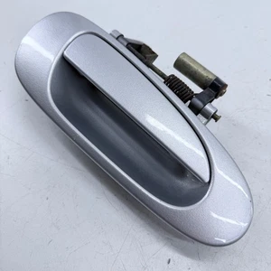 HONDA CIVIC MK7 DOOR HANDLE SATIN SILVER 5DR OSR RH DRIVER REAR RIGHT 03-05 - Picture 1 of 12