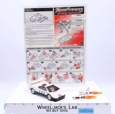 Prowl Deluxe 100% Complete Transformers Robots in Disguise 2001 Hasbro Figure - Image 1 of 4