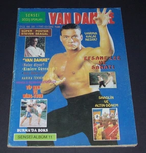 JEAN CLAUDE VAN DAMME Cover+Article TURKISH 1990s Mag STEVEN SEAGAL POSTER 34204 - Picture 1 of 1