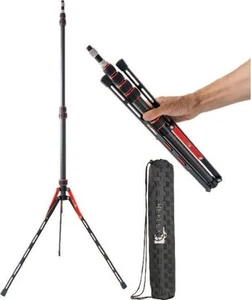 Carbon Fiber Light Stand 7ft 3" - 88" - Lightweight & Compact Light Stand for... - Picture 1 of 9