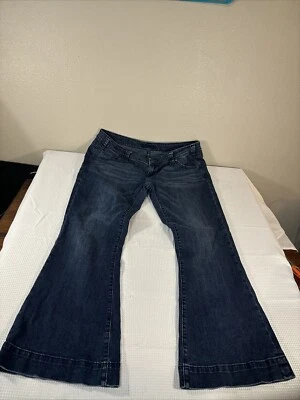 Rock & Roll Denim Jeans Mens Size 36x32 Blue Pistol Bootcut - Image 1 of 4