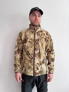 First Lite Men's Challis Fleece Jacket WindProof Vented Silent Hunting Travel M - Picture 1 of 16