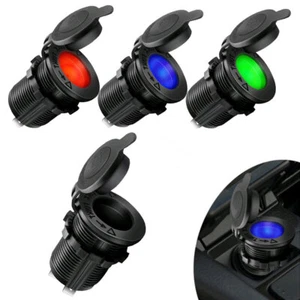Waterproof Car Socket Motorcycle Boat Power Plug Outlet Automobile Accessories - Zdjęcie 1 z 15