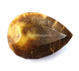 Piedra preciosa suelta facetada corte pera berilo amarillo Brasil certificado natural 456-480 quilates - Imagen 1 de 7