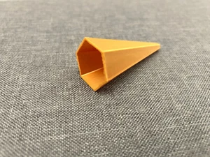 Schultütenspitze Spitzenschutz für Schultüten 6 eckig Gold glänzend - Bild 1 von 4