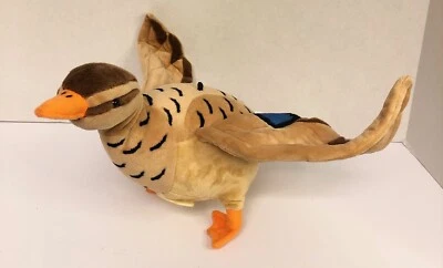 ADORE Madeline Female MALLARD DUCK 12" Plush Stuffed Animal Wall Mount Hanging - Image 1 of 2