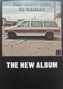 BLACK KEYS 2011 EL CAMINO PROMOTIONAL POSTER  Flawless NEW old stock Condition - Picture 1 of 1