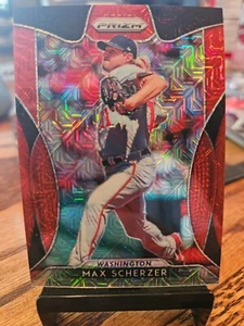 Panini Prizm Max Scherzer Red Mojo Washington 2019 034/299 #68 - Imagen 1 de 2