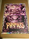 PRIMUS FIRE FOIL Variant NC Winters Beacon Theater Signed #/10 Poster Print NYC