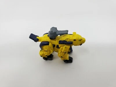 2001 Zoids Battle Champions Gashapon 1" Zaber Fang Yellow Mini Figure Tomy - Image 1 of 4