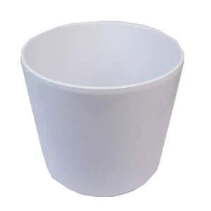 Cilindro Ceramica Bianca D 27 H 26 Decorazioni Addobbi Composizione Floreale - Imagen 1 de 1