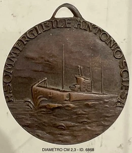REGIO SOMMERGIBILE ANTONIO SCIESA MEDAGLIA REGIA MARINA - Picture 1 of 2