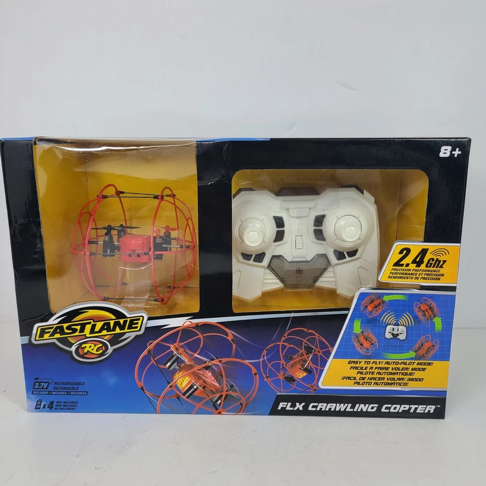 Toys 'R' Us FastLane FLX Crawling Copter Helicopter RC Remote Control  Pre-Owned - Image 1 of 4