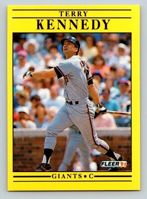 Terry Kennedy 1991 Fleer #263 San Francisco Giants - Image 1 of 2
