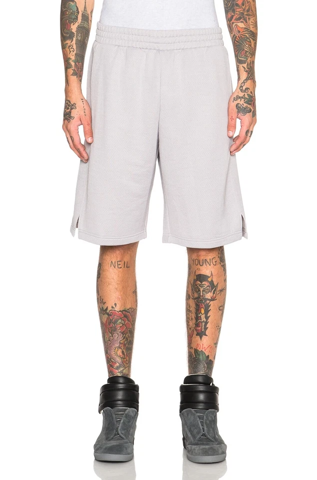 Pantalones Cortos de Baloncesto Alexander Wang Acolchados Jacquard - Piedra - S 134948 Foto 1 de 4