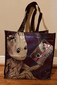 Marvel Guardians of the Galaxy Vol 2 Groot Cassette Reusable Shopper Tote Bag - Picture 1 of 7