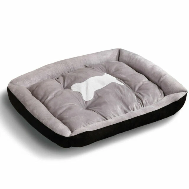 PaWz PB1008-L-BK Dog Bed Mattress - Black