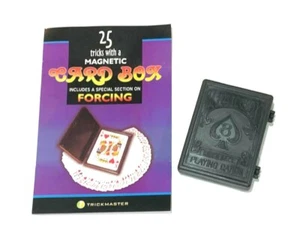MAGNETIC CARD BOX + BOOKLET KIT Magic Switch Change Trick Case Vanish Bill Money - Picture 1 of 9