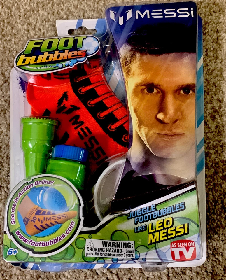 Leo Messi Foot Bubbles as Seen on TV Soccer Orange