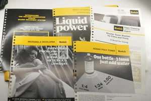 Kodak Processing Chemicals Fast Finder Guide Developers Flyers 12-72 Used B202C - Picture 1 of 5