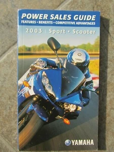 Yamaha 2003 Sport Bike, Scooter Power Sales Guide Pamphlet - Picture 1 of 1