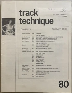 1980 Track Technique Summer #80 Jim Spivey, Mac Wilkins - Picture 1 of 24