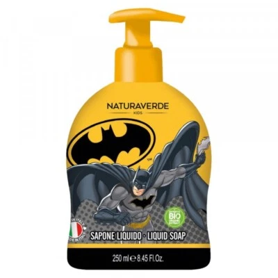 Flüssigseife Batman für Kinder * Naturaverde Kids * 250 ml * Handseife *