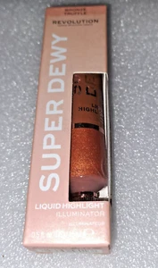 Revolution Super Dewy Highlighter Liquid Gel Illuminator - Bronze Truffle - Picture 1 of 1