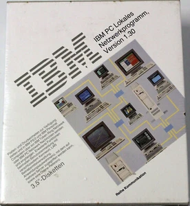 RARITÄT - IBM PC Lokales Netzwerkprogramm (PCLP) 1.30 - DOS - Deutsch - 3½″  NEU - Bild 1 von 4