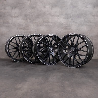 Mercedes AMG GT Felgen 19 20 Zoll C190 R190 A1904010700 A1904010800 schwarz - Bild 1 von 4