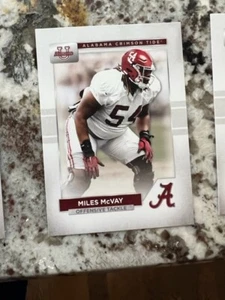 2023 BOWMAN U ALABAMA CRIMSON TIDE FOOTBALL CARD MILES MCKAY #38 - Picture 1 of 1