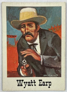Vintage Wyatt Earp Trading Card, Good Guys and Bad Guys No. 53, 2-1/2" x 3-1/2" - Picture 1 of 2