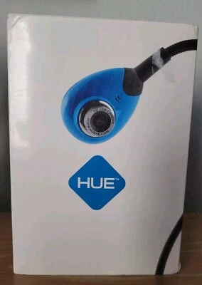 HUE HD USB Video Camera Webcam W/ Microphone Flexible Neck Blue - Image 1 of 4