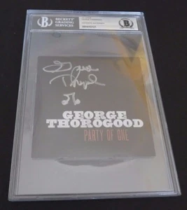 George Thorogood signiertes signiertes CD-Cover mit Musiknote Beckett zertifiziert - Bild 1 von 4