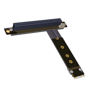 ADT-Link M.2 NGFF NVMe Key M Extender Cable to PCIE x16 Graphics Card Riser - Afbeelding 1 van 9