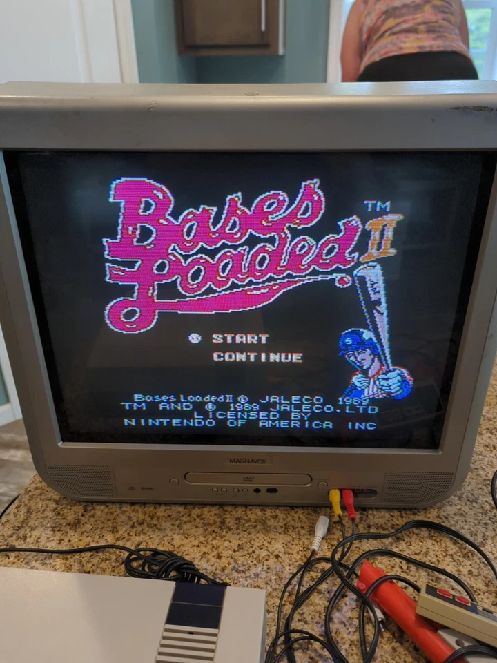 Vintage - Bases Loaded II 2: Segunda Temporada Juego NES (Nintendo, 1988) NES Probado Foto 1 de 1